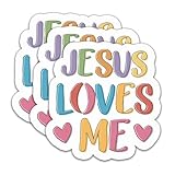 (3PCS) Jesus Love me Stickers...