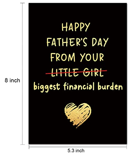 Ttbdkkdm Happy Father's Day Card, Father's Day Greeting Card For Dad From Daughter Or Son, Beautiful Card For Father's Day, Father's Day Gift From Child, Love Dad Card #TOP2