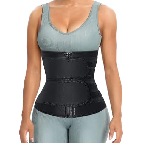 HOPLYNN Sweat Waist Trainer for Women Two Belts Cover
