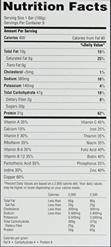 Met-Rx 55702 Big 100 Colossal Protein Bars thumb #9