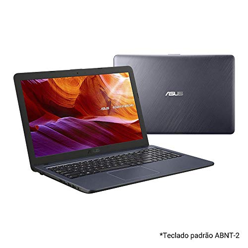 Notebook Asus X543NA-GQ342T - CELERON DUAL CORE / 4 GB / 500 GB / Windows 10 Home / Cinza Escuro