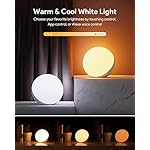 Hifree Smart Table Lamp, Dimmable Desk Lamp with App/Voice Control, LED RGB Color Changing Touch Lamp, Night Light for Bedroom Compatible with Alexa - Image 3