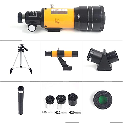 Telescopio refractor 70mm con trípode y adaptador para smartphone miniatura 6