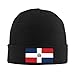 YSBYEIU Cute Dominican Flag Knit Beanie Hats for Men and Women Unisex Winter Hat Beanies Skull Cap