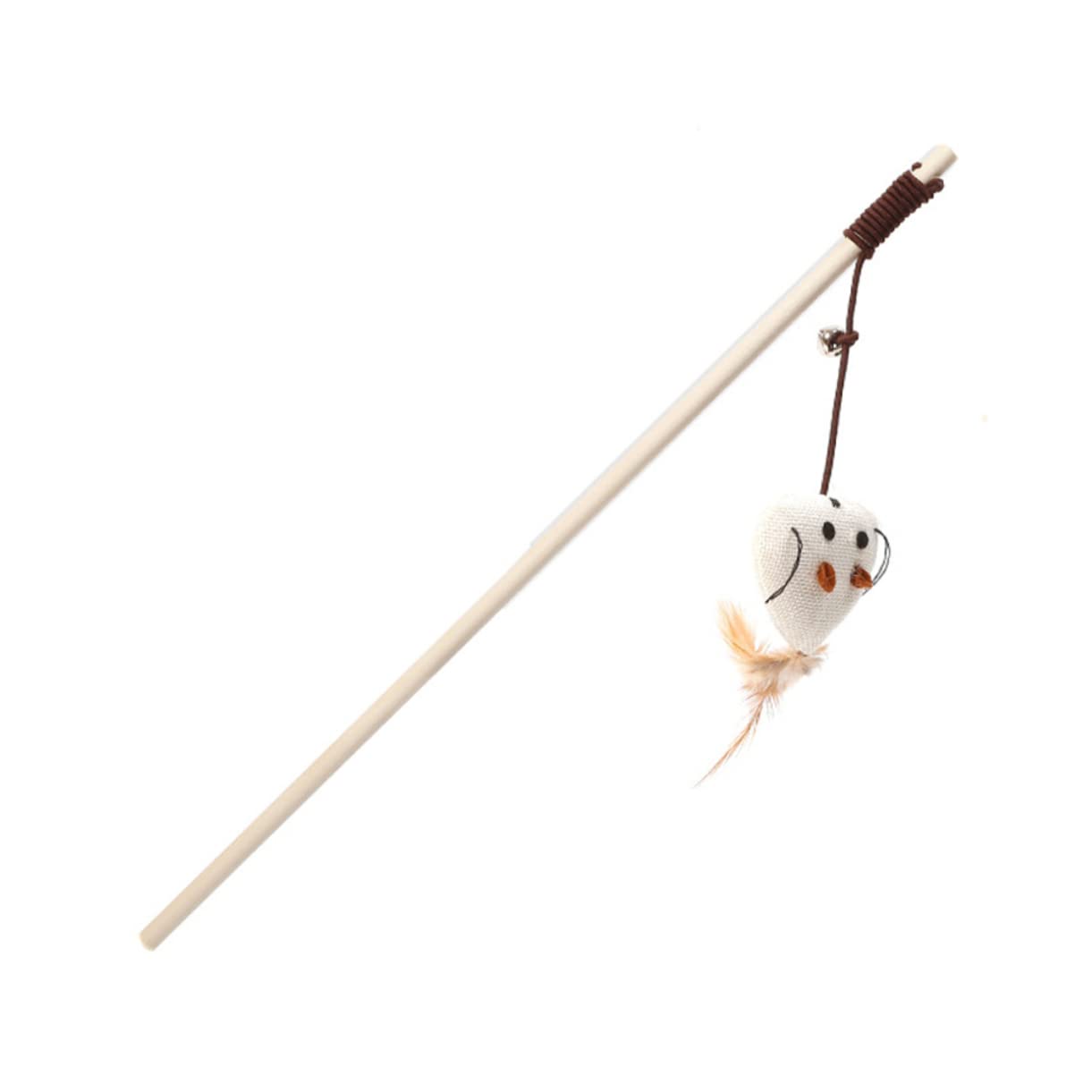Didiseaon 3 Juegos De Juguetes Interactivos para Gatos Colgante De Peluche con Cascabel Juego para Mascotas 4 Piezas X 3