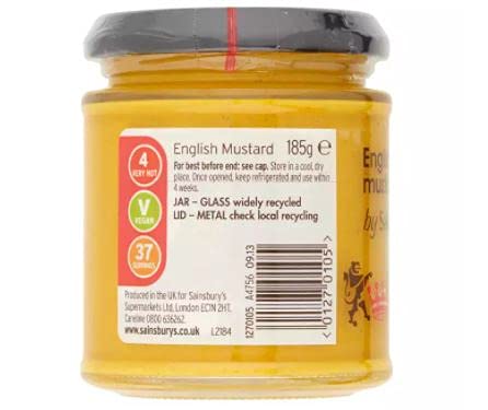 Sainsbury's English Mustard 185g - Perfect to give your sandwiches, dressings or dips a kick. image 3