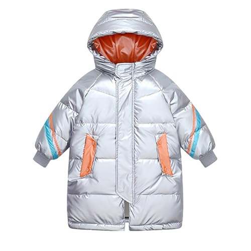 Coat Jacket Boys Girls Boys Winter Warm Thick Solid Cotton Long Sleeve Padded Jacket Coat Clothes