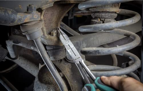 Sata Straight Body Double X-Pliers, With Green Handles & A Long-Nose Design For Access In Tight Spaces - St70711 #TOP5