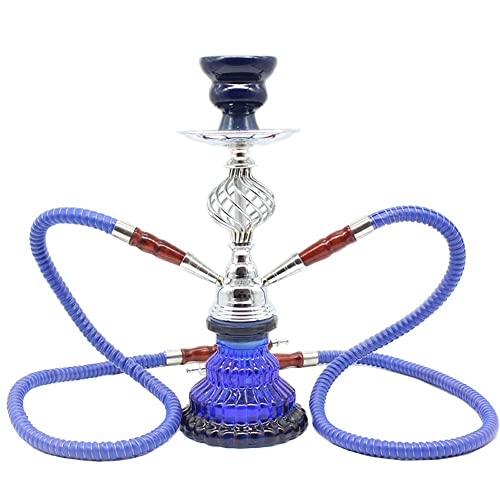 V[V^oRpCv 31p ~jV[V { ^ AeB[N pCv Shisha Hookah NHMTV[V(Blue,Double Tube)