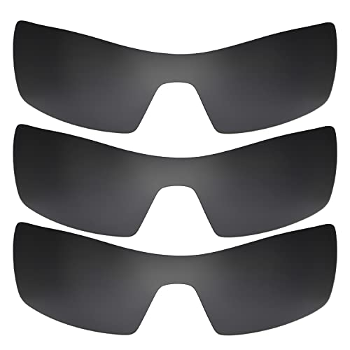 Verres polarisés Oakleys Oil Rig noir optique rechange taille unique x3