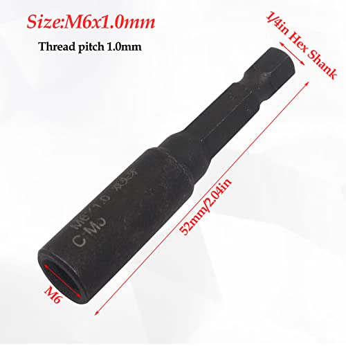 Image of 1pcs Hanger Bolt Driver with1 /4inch Hex Shank, Impact Plus(Female Thread ;M6x1.0mm)