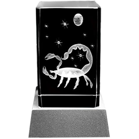 Kaltner Präsente Stimmungslicht LED Kerze/Kristall Glasblock Cover