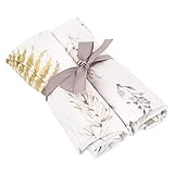 Article de qualité. SEVIRA KIDS - Lot de 2 langes en bambou, NATURA - 50x50 cm