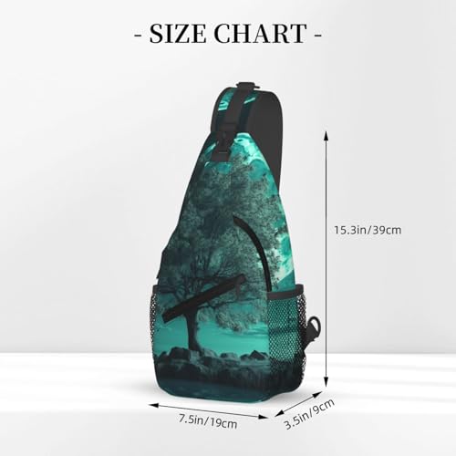 Bolso cruzado tipo mochila sling para hombre y mujer negro miniatura 3