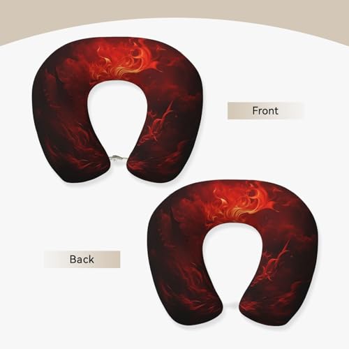 Almohada de espuma viscoelástica para viaje ligero cuello miniatura 4