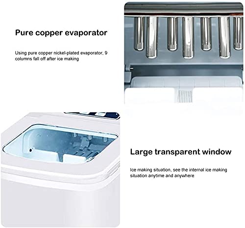 Máquina para hacer hielo para encimera portátil miniatura 7