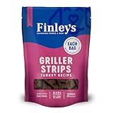 Finley's Turkey Griller Strips Dog Treats, Real Turkey, Grain-Free, Soft-Chew, Made in USA, 14.5 Ounce (Pack of 1)