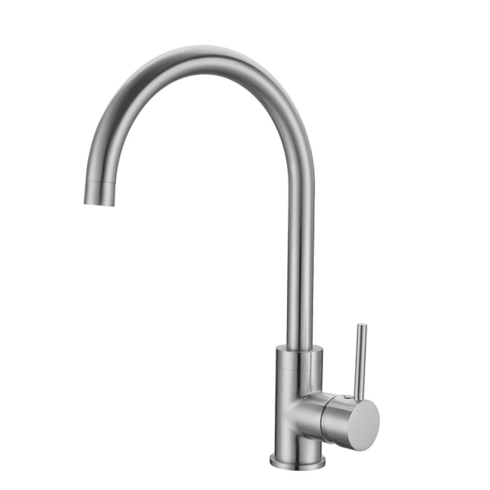 Mitigeur de cuisine blanc avec cartouche céramique durable