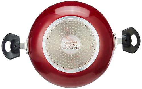 Image of Crystal Polka Series Non Stick Kadai with Induction Base - 240 Mm