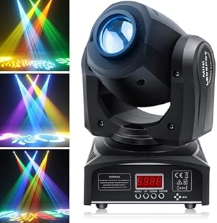 Moving Head Stage Light LED RGB Disco Light DMX 512 Moving Heads Wash Spot Beam Lights Lamp for Party Bar DJ Club Christmas Halloween Wedding Birthday
