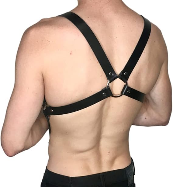 Men's Punk Body Harness Gothic Men Chest Bondage Men Gay Harness Sexy Bondage Body Harnais Sexy Chest Harness Fetish Costumes Suspenders4