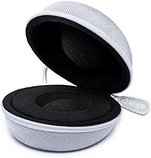 Cheopz Travel Watch Case Single Storage Box for Wristwatches & Smart Watches up to 50mm, Silver
