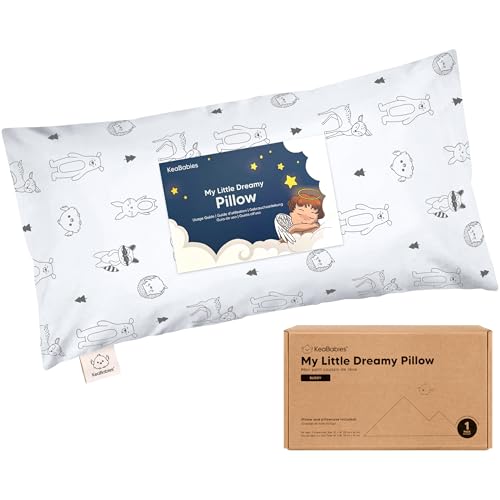 Toddler Pillow with Pillowcase, 10x18 My Little Dreamy Pillow (KeaFriends)