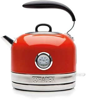 Haden Jersey Orange Kettle - Fast Boil Kettle - Cordless - Boil Dry Protection - BPA Free - Temperature Gauge - Removable Filter - 3000W, 1.5 Litre