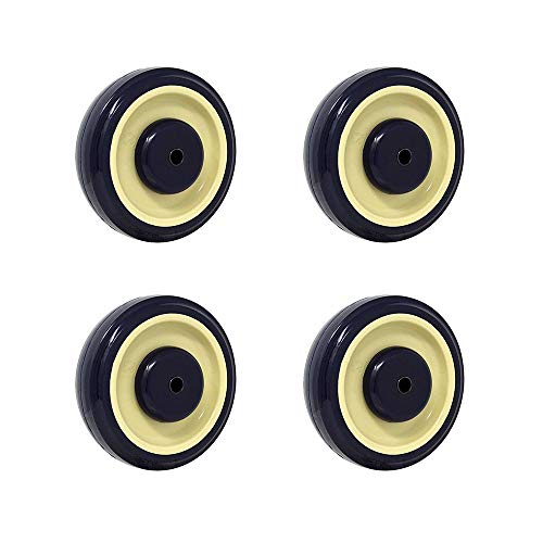 SY America 5" 4 Pack Polyurethane Stepped and Full Tread Face w/Double Ball
