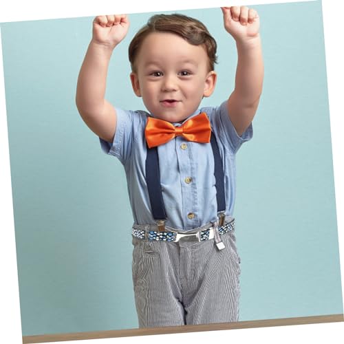 4 pcs Elastic Waist Belts for Stretchy Waistband for Boys and Lightweight Dress Belts with Star and Stripe Patterns Comfortable Daily Wear Accessory4