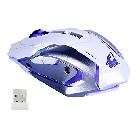 Ratón Inalámbrico para Juegos Recargable Lancoon Cover