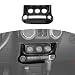 RT-TCZ Interior Accessories Air Conditioning Switch Panel Cover Trim for Jeep Wrangler 2011-2017(Carbon Fiber)