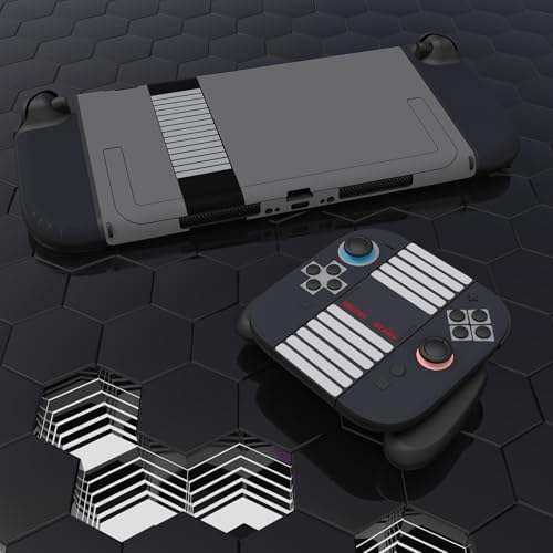 PlayVital for Nintendo Switch 2 Skin Full Set (2Pack) - Protective Vinyl Decal Stickers for Switch 2 Console, Controllers, Handle Grips & Dock | No Residue, Anti-Scratch - Classics NES Style — view 6