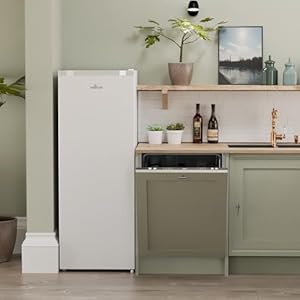Willow WTL55W 241L Freestanding Tall Larder Fridge with Mark-Proof Finish, Adjustable Thermostat, 2 Year Manufacturer’s Warranty - White