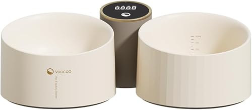 Libra Pet Food & Water Bowl Duo con báscula