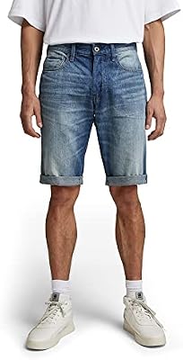 G-Star Para Hombre Shorts 3301 Denim, Azul (medium aged D07432-8973-071), 29