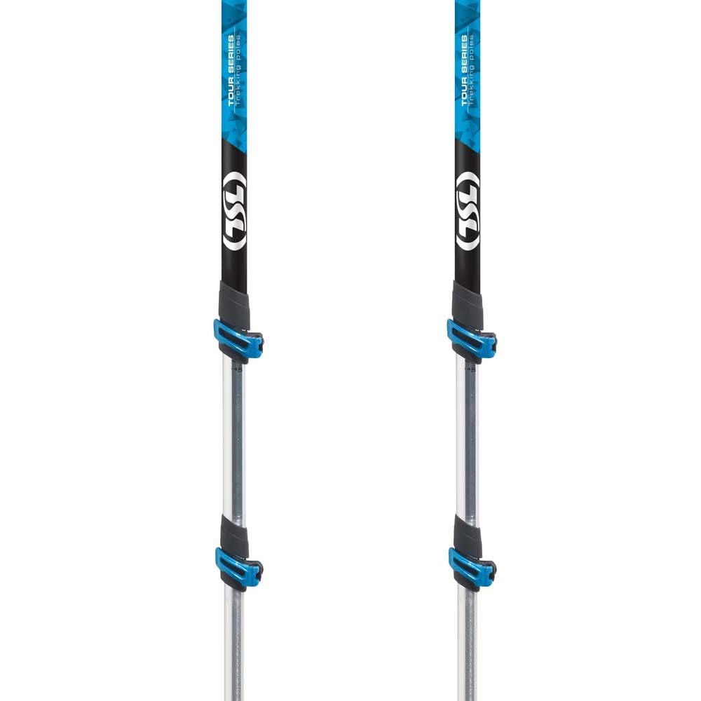 Tsl outdoor Tour Carbon Compact 3 Cross ST Standard Stöcke Schwarz Trekkinn