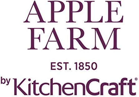 KitchenCraft Apple Farm Hand-Finished 'Sally Sheep' Ceramic Airtight Storage Jar, 10.5 x 17.5 cm (4" x 7") - Cream / Green