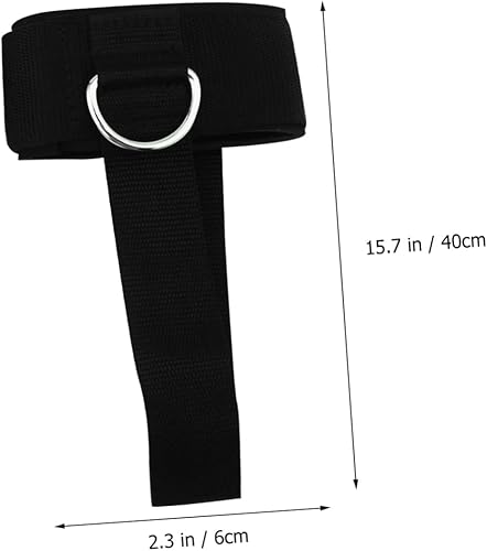 Miniatura 8 de Kisangel 2 Sets Ankle Straps Exercise Ankle Strap Banda de resistencia para ejercicios Cable Cuffs Gym Stretch Bands Stretch Strap Exercise Bands