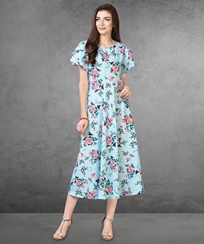 Image of QIQI Women's Crepe A-Line Maxi Casual Dress