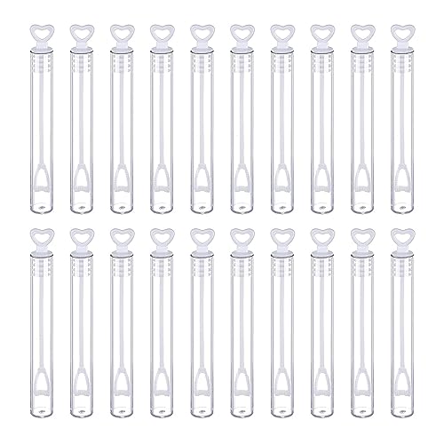 BOGEEL Magical Wedding Bubble Tube Create StunningPhotos with Colorful and Sparkling Bubble Tubes Bottles 20 Pieces