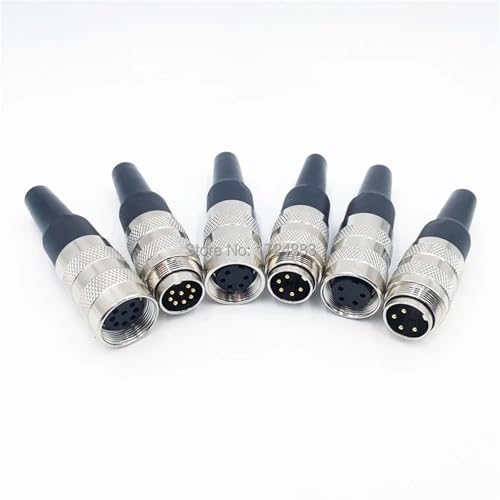 Connecteur M16 mâle 7 broches à vis étanche IP65 pour capteur industriel