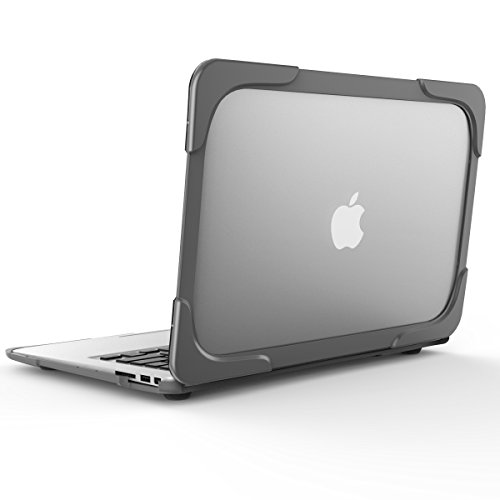 WeLoveCase MacBook Air 11 inch Matte Plastic Hard Case [Scratch Resistant] Slim Rubberized [Heavy Duty] Snap-On Protective Cover with Foldable Kickstand for MacBook Air 11