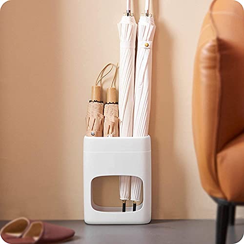 Support de parapluie simple et moderne pour entrée propre avec bac de récupération - 3