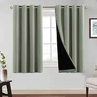 Tende Oscuranti Homxi 2 Pannelli Grigio Chiaro 150x270 Cm - Tessuto Ciniglia Con Occhielli, Blocco Luce 71-90%, Per Soggiorno E Camera Da Letto