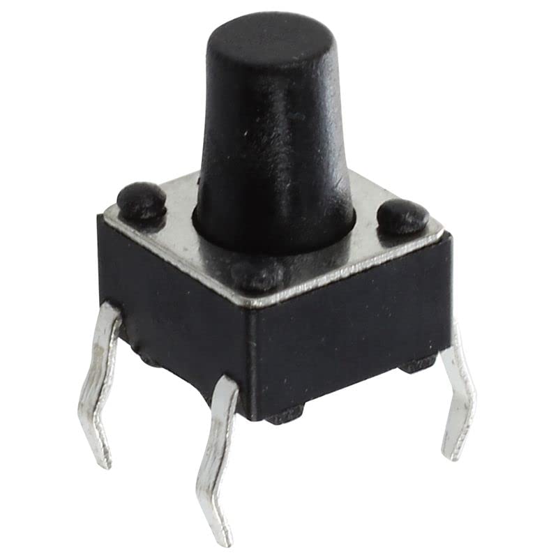 Interruptor 25 uds 6X6x8mm pulsador redondo de 4 pines SMD SMT para reparación electrónica