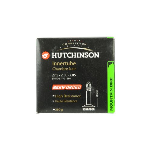 HUTCHINSON - Cámara de Aire - MTB - Reforzada - Resistencia y Antipinchazos - Válvula Schräder - Espesor 1,2 mm - 48 MM - 27,5 x 2,30-2,85