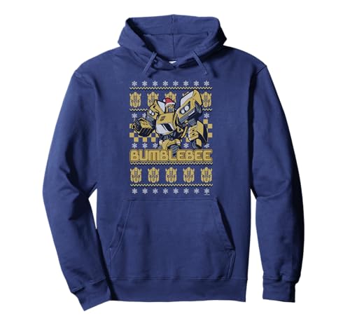 Pull Transformers Christmas Bumblebee Ugly Sweat à Capuche