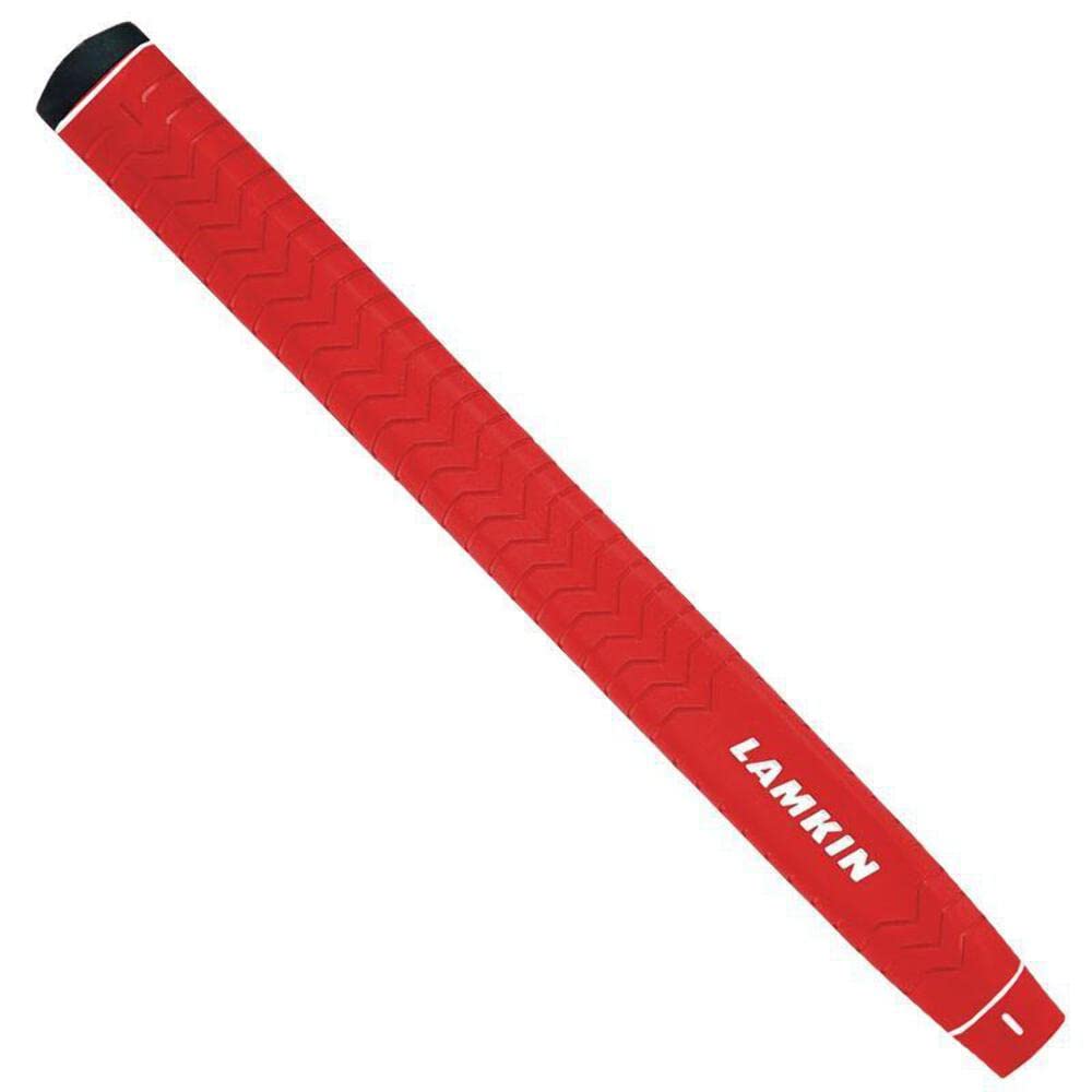Lamkin Deep Etched Golf Grips, Putter Grips Genesis Technology, Red