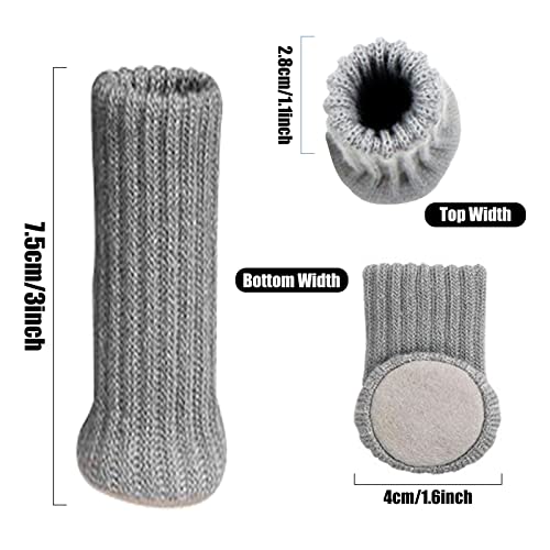 Pack of 32 chair leg socks, furniture leg socks, non-slip - Image 2